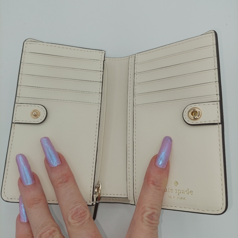 Kate Spade NYC Big Apple Taxi med slim bifold wallet - Picture 4 of 5